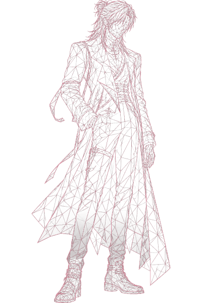 Hidden silhouette of Trainee 08, signature color Ash Pink